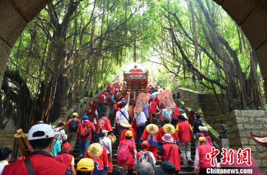 臺灣北投慈后宮首次組團到“媽祖故里”謁祖進香