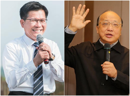 臺(tái)中當(dāng)選市長林佳龍人事底定，不日請(qǐng)益胡志強(qiáng)。（合成圖）