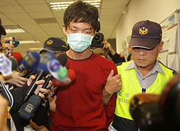 鄭捷首被提訊稱不想見家人 贊看守所飯"真好吃"(圖)