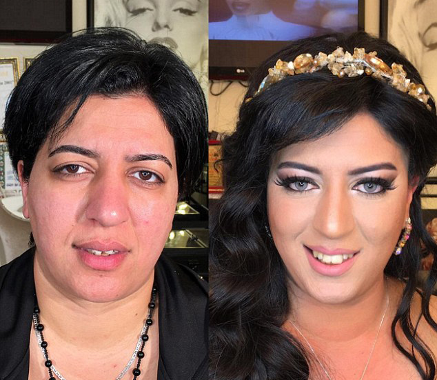 澳化妝師高超化妝術可讓人年輕幾十歲
